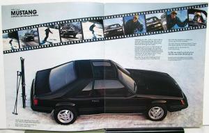 1981 Ford Mustang Sport Ghia Cobra 2 Door 3 Door Sales Brochure REVISED Original