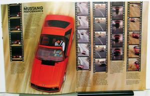 1981 Ford Mustang Sport Ghia Cobra 2 Door 3 Door Sales Brochure REVISED Original