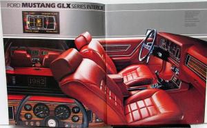 1982 Ford Mustang L GL GLX GT Sales Brochure Original
