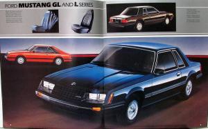 1982 Ford Mustang L GL GLX GT Sales Brochure Original