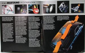 1982 Ford Mustang L GL GLX GT Sales Brochure Original