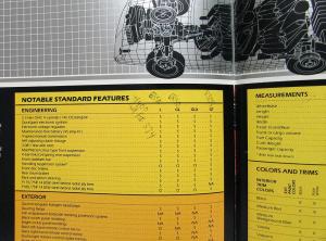 1982 Ford Mustang L GL GLX GT Sales Brochure Original