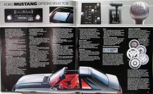 1982 Ford Mustang L GL GLX GT Sales Brochure Original