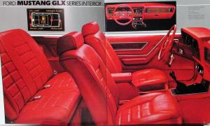 1982 Ford Mustang L GL GLX GT Sales Brochure REVISED Jan 82 Original