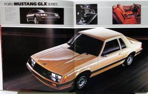 1982 Ford Mustang L GL GLX GT Sales Brochure REVISED Jan 82 Original