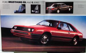 1982 Ford Mustang L GL GLX GT Sales Brochure REVISED Jan 82 Original