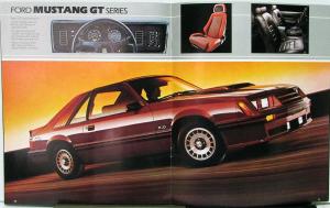 1982 Ford Mustang L GL GLX GT Sales Brochure REVISED Jan 82 Original