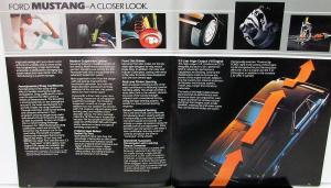 1982 Ford Mustang L GL GLX GT Sales Brochure REVISED Jan 82 Original