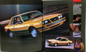 1983 Ford Mustang L GL GLX GT Convertible Sales Brochure Original