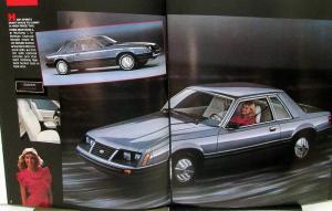 1983 Ford Mustang L GL GLX GT Convertible Sales Brochure Original