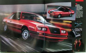 1983 Ford Mustang L GL GLX GT Convertible Sales Brochure Original