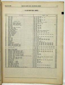 1939 Chrysler Parts List for Dodge and Fargo Trucks - Canadian
