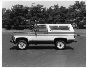 1980 Chevrolet Blazer Truck Factory Press Photo 0171