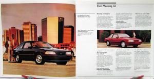 1987 Ford Mustang LX GT Packages Options Sales Brochure Oversized Original