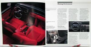 1987 Ford Mustang LX GT Packages Options Sales Brochure Oversized Original