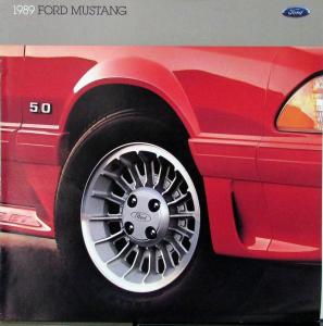 1989 Ford Mustang LX 5.0 GT Packages Options Sales Brochure Oversized Original