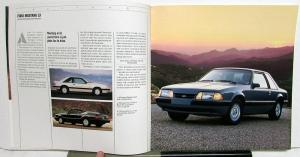 1990 Ford Mustang LX 5.0 GT LX Packages Options Sales Brochure Oversized Orig