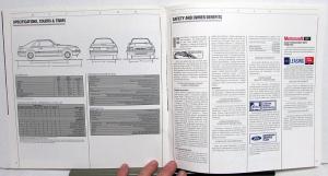 1990 Ford Mustang LX 5.0 GT LX Packages Options Sales Brochure Oversized Orig