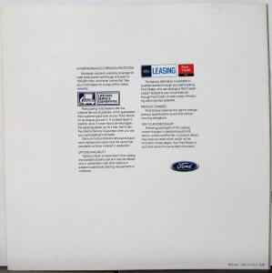 1991 Ford Mustang LX 5.0L GT LX Packages Options Sales Brochure Oversized Orig