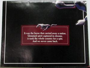 1994 Ford Mustang Motor Trend Car of the Year Poster Sales Folder Orig Oversized