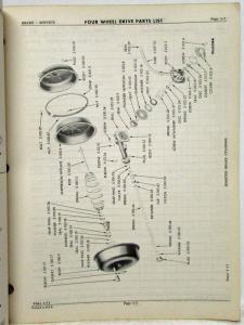 1957 MOPAR Parts List for Dodge Trucks K-Series