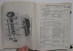 1929-1948 Chevrolet Cars & Trucks Master Parts List Catalog Book Six Cylinder