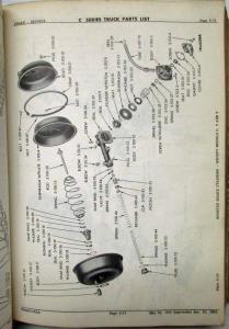 1948-1954 MoPar Parts List for Dodge Trucks C-Series and B-Series Manuals