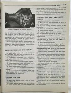1965 Dodge Truck Models 100-700 Conventional 4x4 Forward Control Service Manual