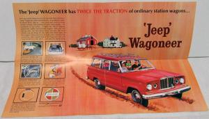 1964 Jeep Dealer Sales Brochure Mailer New Wagoneer 4WD Wagon