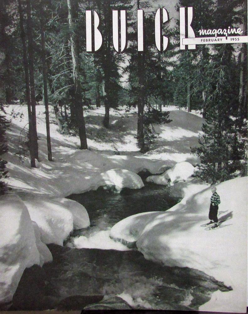 1955 Buick Magazine February Issue Vol 16 No 8 Original
