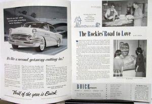 1955 Buick Magazine February Issue Vol 16 No 8 Original