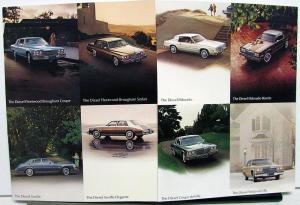 1982 Cadillac V8 Diesel Fleetwood Seville Eldorado DeVille Sales Brochure Folder