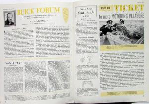 1939 Buick Magazine March Issue Vol 4 No 12 Original