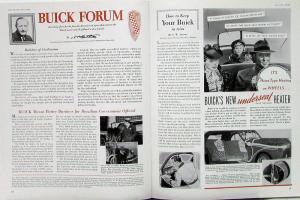 1940 Buick Magazine January Issue Vol 5 No 10 Original