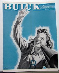 1941 Buick Magazine September Vol 7 No 6 Issue Original