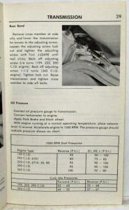 1967 AMC American Motors Rambler Rebel Ambassador Marlin Specifications Handbook