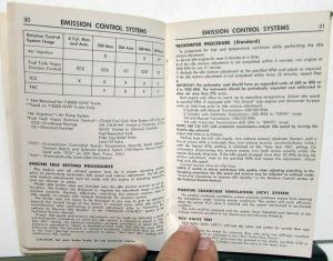 1972 Jeep CJ-5 CJ-6 Commando Wagoneer Truck Service Specifications Handbook