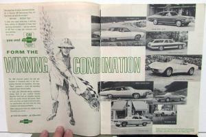 1968 Chevrolet Models Parts Mart Dealer Garage Brochure Corvette Camaro Chevelle