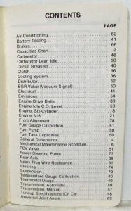 1974 AMC American Motors Hornet Gremlin Javelin Service Specifications Handbook