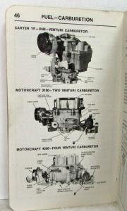 1975 Jeep CJ-5 CJ-6 Cherokee Wagoneer Truck Specifications Handbook