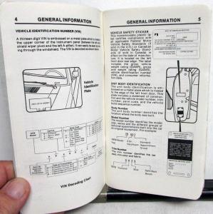 1979 AMC American Motors Pacer Spirit AMX Concord Specifications Handbook