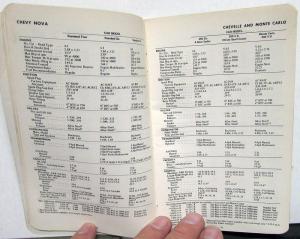 1970 Ethyl Corporation Brief Passenger Car Data Booklet AMC Chevy Ford Dodge