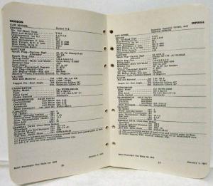 1957 Ethyl Corporation Brief Passenger Car Data Booklet Nash Packard Hudson