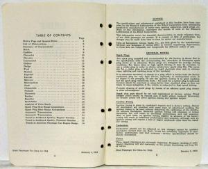 1956 Ethyl Corporation Brief Passenger Car Data Booklet Imperial Packard Rambler