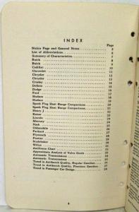 1952 Ethyl Corporation Brief Passenger Car Data Booklet Hudson Dodge Crosley