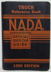 1950 NADA Official Used Car Price Guide - Truck Reference Book 1st Edition