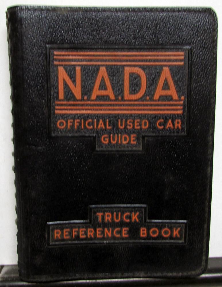 1951 NADA Official Used Car Price Guide Truck Reference Book Vol 2 No 1 Orig
