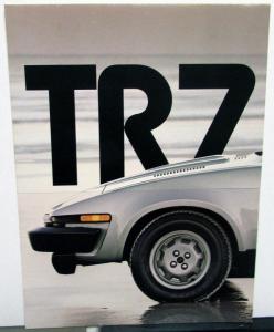 1981 Triumph TR7 Dealer Sales Brochure Folder Features & Specs
