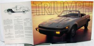1981 Triumph TR7 Dealer Sales Brochure Folder Features & Specs