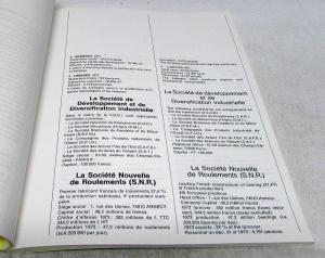 1974 Renault Corporate Summary Retrospective Report Booklet History Progression